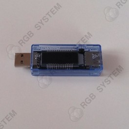 Digitální USB měřič napětí proudu kapacity a času nabíjení